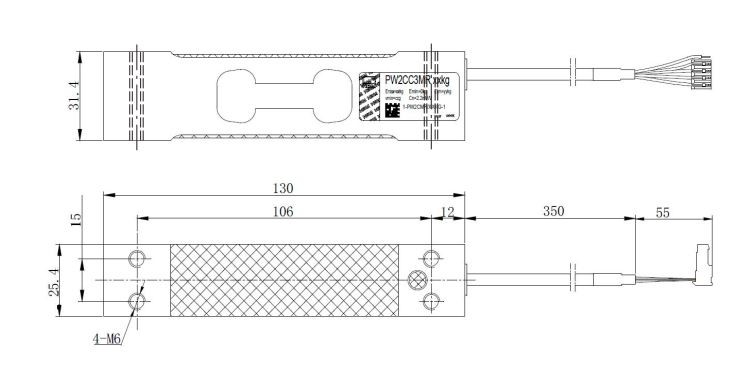 Тензодатчик HBM PW2C 12KG