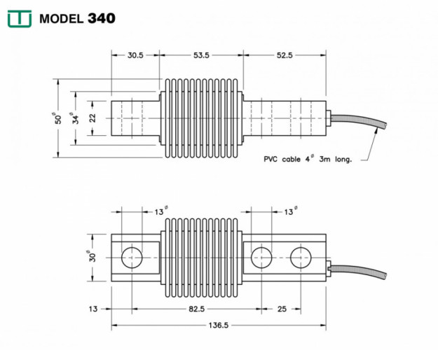 Тензодатчик Utilcell 340 15KG