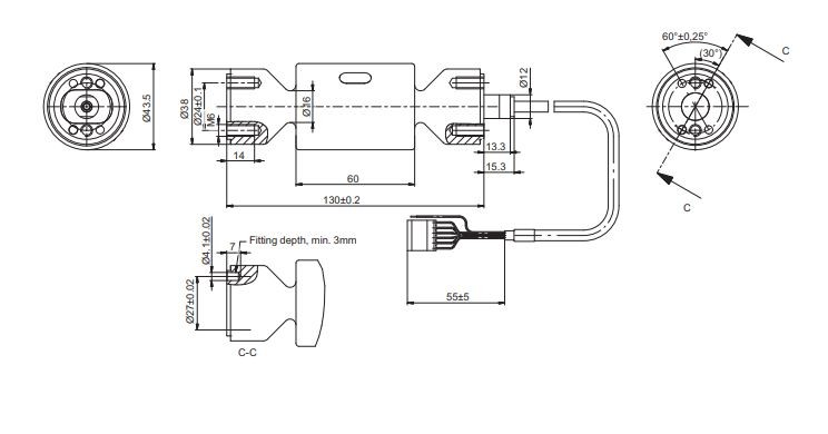 Тензодатчик HBM PW27A 10KG
